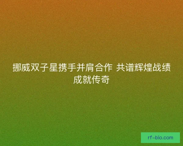 挪威双子星携手并肩合作 共谱辉煌战绩成就传奇