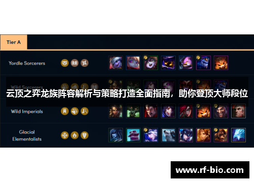 云顶之弈龙族阵容解析与策略打造全面指南，助你登顶大师段位